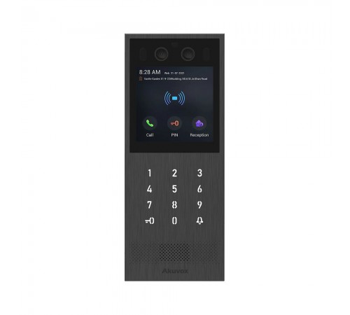 Багатоабонентна панель виклику Akuvox X912S з розпізнаванням обличчя, NFC та Bluetooth Багатоабонентна панель виклику Akuvox X912S з розпізнаванням обличчя, NFC та Bluetooth