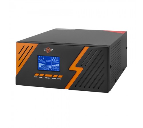 Джерело безперебійного живлення Logicpower LPM-PSW-1500VA Black 12V (1050 Вт) з правильною синусоїдою Джерело безперебійного живлення Logicpower LPM-PSW-1500VA Black 12V (1050 Вт) з правильною синусоїдою