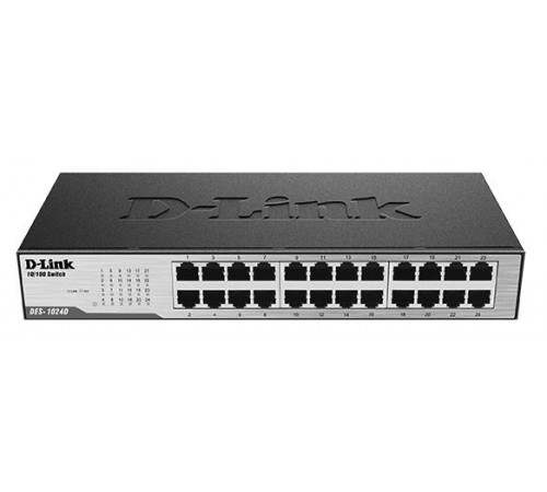 Комутатор D-Link DES-1024D 24port 10/100BaseTX RM Комутатор D-Link DES-1024D 24port 10/100BaseTX RM