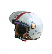 Мотошолом відкритий Beon B-120 IMOLA SHINY CREAM (глянець кремовий), розмір XL