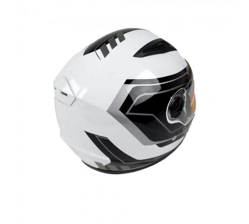 Мотошолом інтеграл FXW HF-111 solid white-black, full-face біло-чорний Мотошолом інтеграл FXW HF-111 solid white-black, full-face біло-чорний