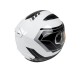 Мотошолом інтеграл FXW HF-111 solid white-black, full-face біло-чорний