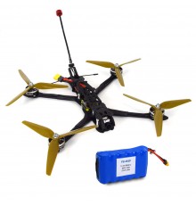 Дрон FPV VR-7D 7 дюймів + Акумулятор FEi-6S2P 8000 мА·год для FPV-дрона