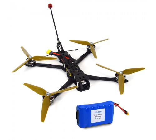 Дрон FPV VR-7D 7 дюймів + Акумулятор FEi-6S2P 8000 мА·год для FPV-дрона Дрон FPV VR-7D 7 дюймів + Акумулятор FEi-6S2P 8000 мА·год для FPV-дрона