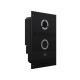 IP панель виклику Bas-IP AV-08FB black з розпізнаванням облич і зчитувачем UKEY