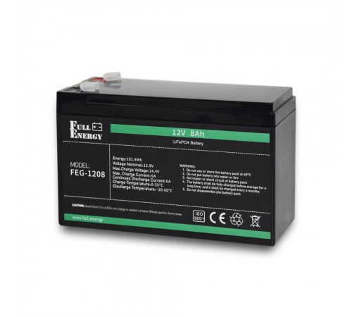 Комплект безперебійного живлення БП Faraday Electronics UPS 35W Smart ASCH PL (LFP) + літієвий (LiFePO4) акумулятор 12В 8А·год Full Energy FEG-128 Комплект безперебійного живлення БП Faraday Electronics UPS 35W Smart ASCH PL (LFP) + літієвий (LiFePO4) акумулятор 12В 8А·год Full Energy FEG-128