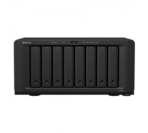 Система зберігання даних SYNOLOGY DS1821+ з 8 відсіками для дисків, 4GB RAM, настільне виконання Система зберігання даних SYNOLOGY DS1821+ з 8 відсіками для дисків, 4GB RAM, настільне виконання