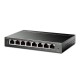 PoE-комутатор TP-Link EasySmart TL-SG108PE гігабітний 8-портовий з 4 PoE+ портами керований