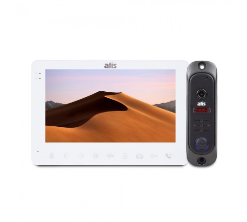 Комплект відеодомофона ATIS AD-780 W Kit box: відеодомофон 7" і відеопанель Комплект відеодомофона ATIS AD-780 W Kit box: відеодомофон 7" і відеопанель