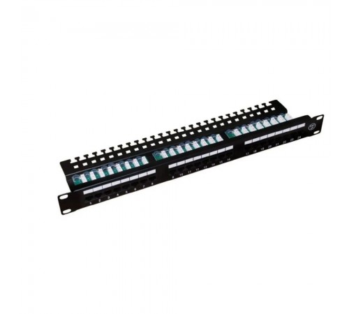 Патч-панель Hypernet 24 порти UTP 1U кат. 5е 19" PP-UTP24-WMR Патч-панель Hypernet 24 порти UTP 1U кат. 5е 19" PP-UTP24-WMR