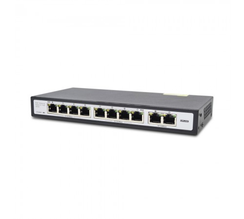Некерований PoE-комутатор ATIS PoE-1010-8P Pro з 8 портами PoE Некерований PoE-комутатор ATIS PoE-1010-8P Pro з 8 портами PoE