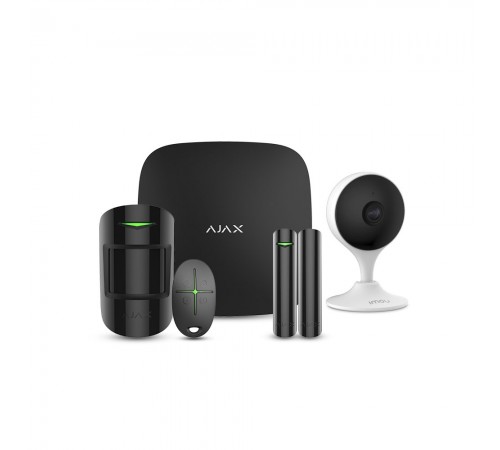 Комплект бездротової сигналізації Ajax StarterKit black + IP-відеокамера 2 Мп IMOU Cue 2 (IPC-C22EP-A) с Wi-Fi Комплект бездротової сигналізації Ajax StarterKit black + IP-відеокамера 2 Мп IMOU Cue 2 (IPC-C22EP-A) с Wi-Fi
