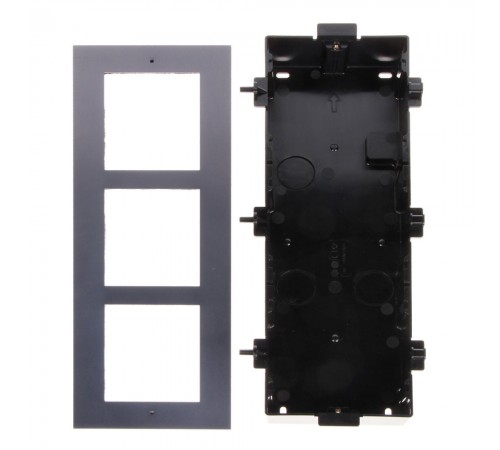 Врізна монтажна рамка Hikvision DS-KD-ACF3/Plastic для встановлення панелей виклику Врізна монтажна рамка Hikvision DS-KD-ACF3/Plastic для встановлення панелей виклику