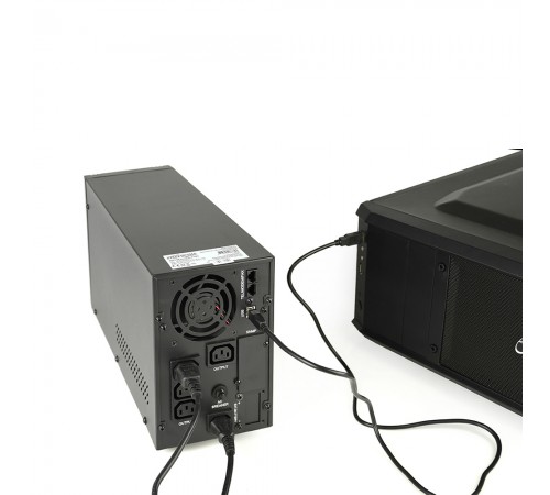 Джерело безперебійного живлення EnerGenie EG-UPS-PS2000-01 2000ВА / 1600Вт лінійно-інтерактивне з правильною синусоїдою Джерело безперебійного живлення EnerGenie EG-UPS-PS2000-01 2000ВА / 1600Вт лінійно-інтерактивне з правильною синусоїдою