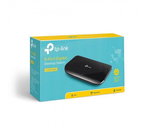 Комутатор TP-Link TL-SG1008D 8-портовий некерований Комутатор TP-Link TL-SG1008D 8-портовий некерований