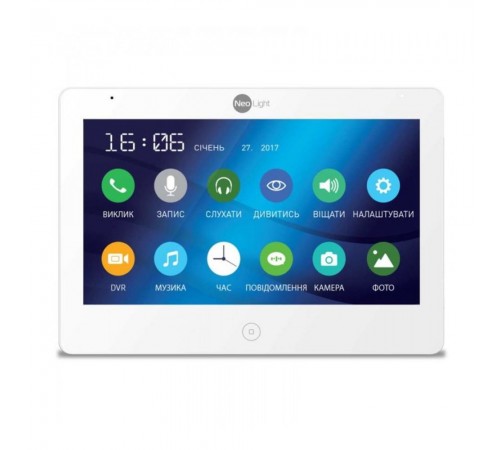 Відеодомофон 10" NeoLight MEZZO HD з детектором руху і записом відео Відеодомофон 10" NeoLight MEZZO HD з детектором руху і записом відео