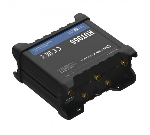 Бездротовий маршрутизатор Teltonika RUT955 N300, 1xFE WAN, 3xFE LAN, 2xSIM, 4G/LTE.Cat4 (RUT955T033B0) Бездротовий маршрутизатор Teltonika RUT955 N300, 1xFE WAN, 3xFE LAN, 2xSIM, 4G/LTE.Cat4 (RUT955T033B0)