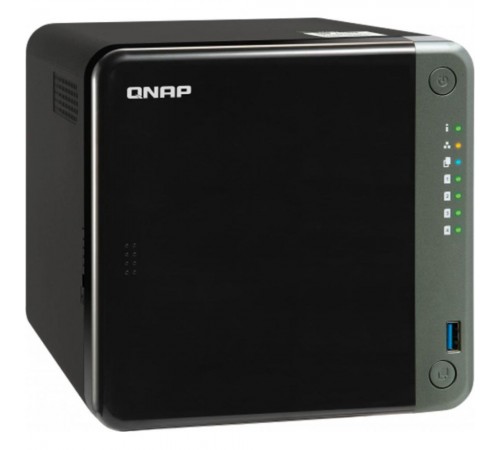 Система зберігання даних QNAP TS-453D-4G з 4 відсіками для дисків, 4GB RAM, настільне виконання Система зберігання даних QNAP TS-453D-4G з 4 відсіками для дисків, 4GB RAM, настільне виконання