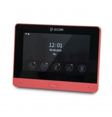 Wi-Fi відеодомофон 7" BCOM BD-760FHD/T Red з підтримкою Tuya Smart