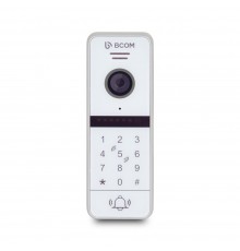 Відеопанель BCOM BT-400FHD-AC White з вбудованою клавіатурою і зчитувачем Mifare