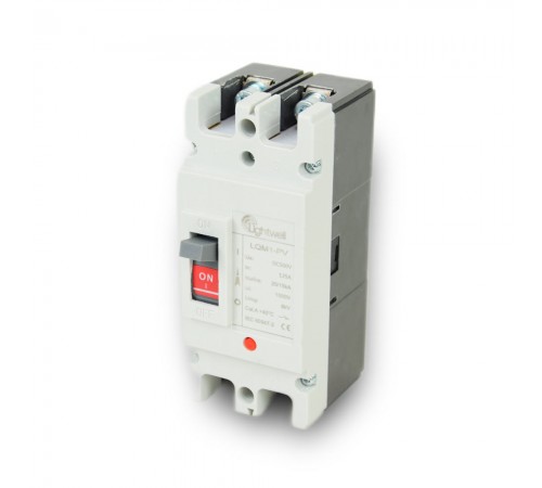 Автомат DC MCCB LQM1-125Z/2P/63-125A DC500V 125A