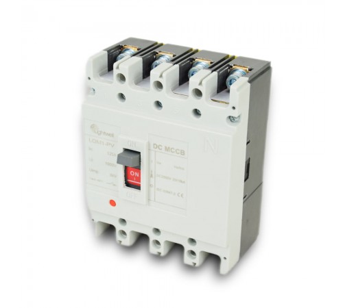 Автомат DC MCCB LQM1-125Z/4P/63-125A DC1000V(3P+N)125A