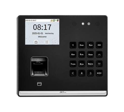 Біометричний термінал ZKTeco M2F PRO-LR [FP][MF][WIFI] розпізнавання по обличчю, відбитку пальця, карті Mifare, з Wi-Fi