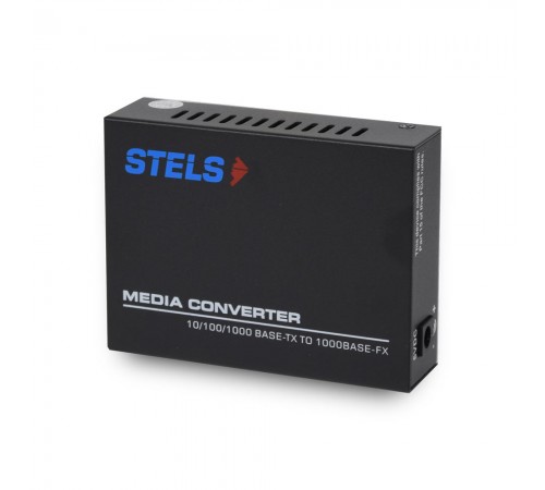 Медiаконвертер STELS 10/100/1000-TX RJ45 + 100/1000-FX SFP-слот Медiаконвертер STELS 10/100/1000-TX RJ45 + 100/1000-FX SFP-слот