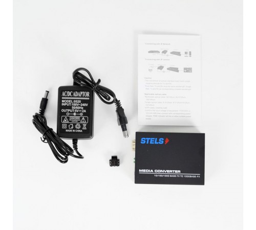 Медiаконвертер STELS 10/100/1000-TX RJ45 + 100/1000-FX SFP-слот Медiаконвертер STELS 10/100/1000-TX RJ45 + 100/1000-FX SFP-слот