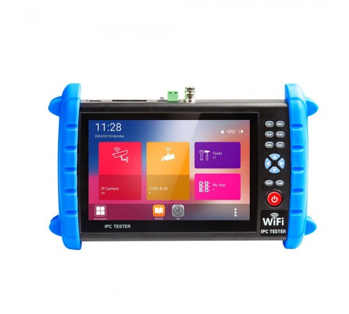 Тестер відеокамер Noyafa NF-IPC722ATCHS з Wi-Fi, 4K та PoE для камер IP, AHD, TVI, CVI, EX-SDI