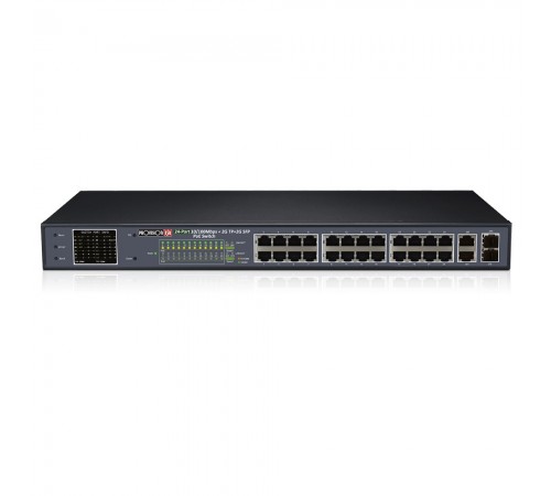 Некерований PoE-комутатор Provision-ISR PoES-24370CL+2G+2SFP з 24 портами PoE Некерований PoE-комутатор Provision-ISR PoES-24370CL+2G+2SFP з 24 портами PoE