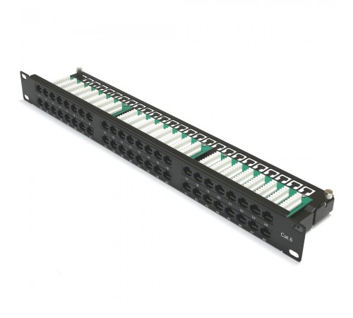 Патч-панель 19" 48xRJ-45 UTP, кат. 6, 1U, dual type, Kingda Патч-панель 19" 48xRJ-45 UTP, кат. 6, 1U, dual type, Kingda