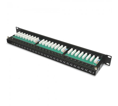Патч-панель 19" 48xRJ-45 UTP, кат. 6, 1U, dual type, Kingda Патч-панель 19" 48xRJ-45 UTP, кат. 6, 1U, dual type, Kingda