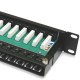 Патч-панель 19" 48xRJ-45 UTP, кат. 6, 1U, dual type, Kingda
