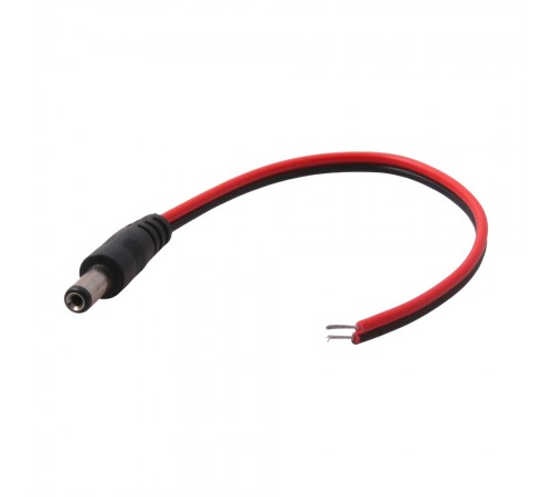 Роз'єм живлення (тато. male) B Power jack 2.1*5.5mm з дротом 25 см