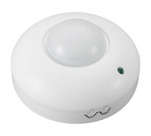 Датчик руху інфрачервоний стельовий e.sensor.pir.07.white (білий), 360°, IP20 Датчик руху інфрачервоний стельовий e.sensor.pir.07.white (білий), 360°, IP20