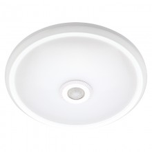 Світильник світлодіодний стельовий з датчиком руху e.sensor.LED.77.12.4000 (білий), 12 Вт, 4000К, 360°, IP20