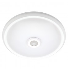 Світильник світлодіодний стельовий з датчиком руху e.sensor.LED.77.12.4000 (білий), 12 Вт, 4000К, 360°, IP20