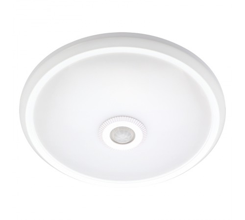 Світильник світлодіодний стельовий з датчиком руху e.sensor.LED.77.12.4000 (білий), 12 Вт, 4000К, 360°, IP20 Світильник світлодіодний стельовий з датчиком руху e.sensor.LED.77.12.4000 (білий), 12 Вт, 4000К, 360°, IP20
