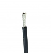 Силіконовий кабель Silicone wire 12AWG black багатожильний гнучкий (1 метр)