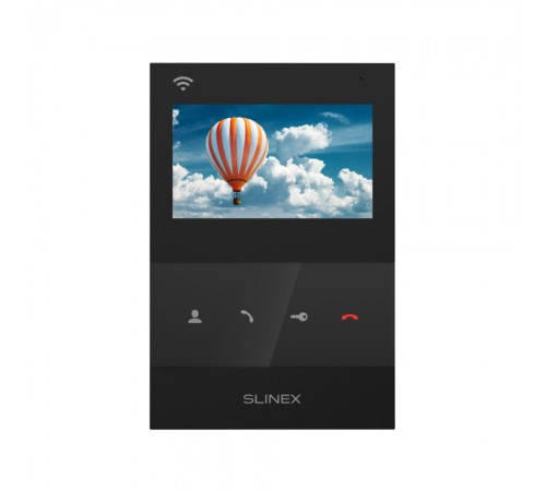 Відеодомофон Slinex SQ-04N Cloud black з Wi-Fi, детектором руху і записом відео Відеодомофон Slinex SQ-04N Cloud black з Wi-Fi, детектором руху і записом відео