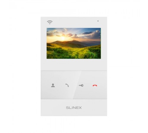Відеодомофон Slinex SQ-04N Cloud white з Wi-Fi, детектором руху і записом відео Відеодомофон Slinex SQ-04N Cloud white з Wi-Fi, детектором руху і записом відео