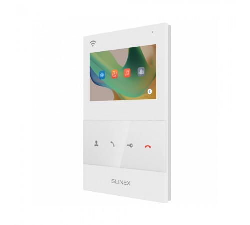 Відеодомофон Slinex SQ-04N Cloud white з Wi-Fi, детектором руху і записом відео Відеодомофон Slinex SQ-04N Cloud white з Wi-Fi, детектором руху і записом відео