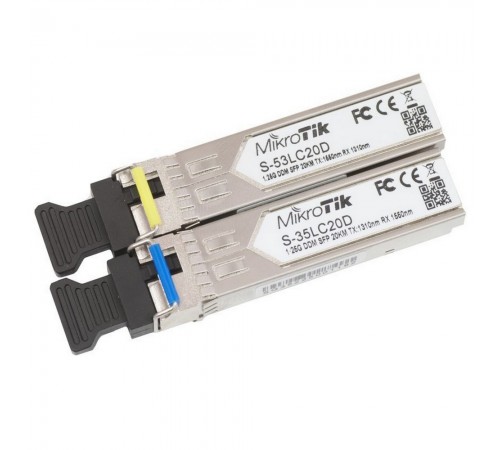 Модуль SFP MikroTik S-3553LC20D пара Модуль SFP MikroTik S-3553LC20D пара