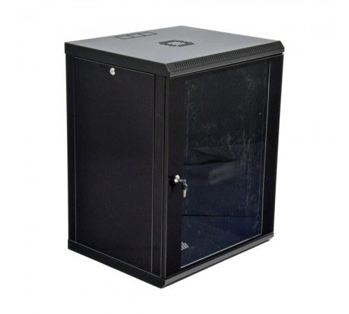 Шафа серверна SteelNet 18U 600 x 600 для мережевого обладнання (скло, чорний) Шафа серверна SteelNet 18U 600 x 600 для мережевого обладнання (скло, чорний)
