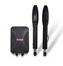 Автоматика для розпашних воріт GATEXPERT SW300DC Black (dual arms) комплект