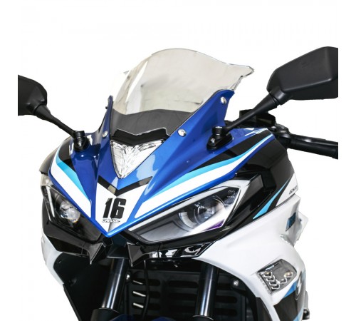 Електроскутер TV6 Wuxi Jose Electric 3000W 72V 60Ah white & blue Електроскутер TV6 Wuxi Jose Electric 3000W 72V 60Ah white & blue