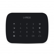 Бездротова сенсорна клавіатура U-Prox Keypad G4 Black для чотирьох груп